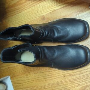 Men's Durango Black Leather Boots Size 8.5D